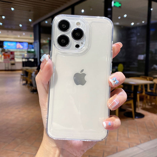 COVER SEE-TROUGH FOR IPHONE, ALL MODELS. WHITE & BLACK