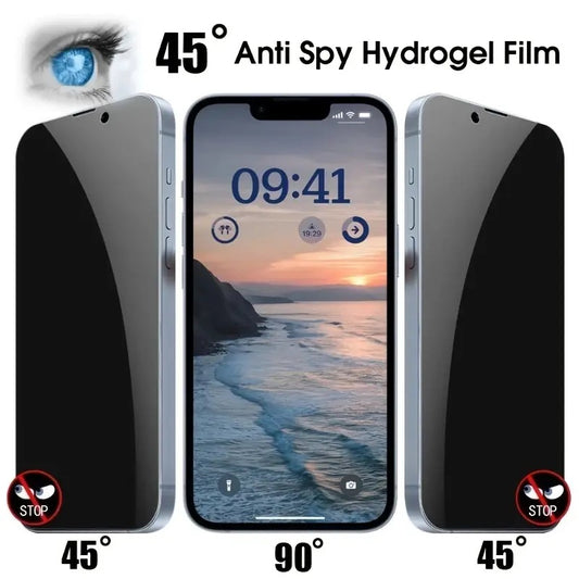 PRIVACY SCREEN FOR IPHONE, ALL MODELS, TEMPERED GLASS FULL PROTECTION  1-4pcs
